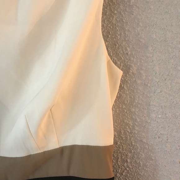 LAURA PETITES Ruffle Skirt Colour block Dress - Picture 4 of 8